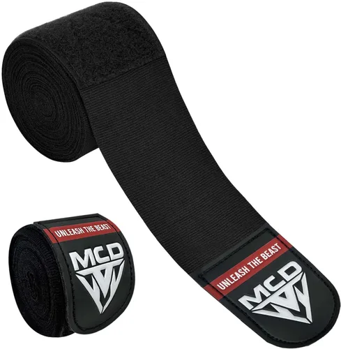 Miniatura 8 de MCD - Envolturas de boxeo para hombres y mujeres de 14.8 ft/180 pulgadas, para guantes de boxeo con lazo para el pulgar, Muay Thai, apretones