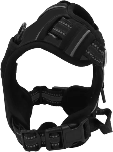 Miniatura 5 de Buddy's Best Arnés para perro, arnés sin tirones para mascotas, con 2 clips para correa, arnés ajustable suave acolchado reflectante de seguridad