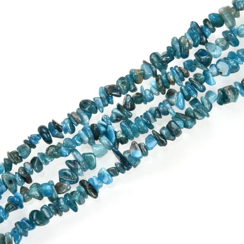 Miniatura 39 de Adabele Cuentas sueltas de gemas de cristal natural Chrysocolla de 15 pulgadas, con agujero perforado, de forma libre, espaciadores de piedra
