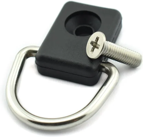 Miniatura 3 de HJ Garden Anillo D para kayak con kit de tornillos, canoa, barco, pesca, aparejo, vela, camping, accesorios de hardware de seguridad, kit de amarre