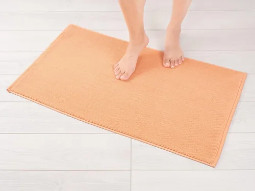 Miniatura 36 de American Soft Linen - Alfombra de baño antideslizante, 100% de algodón, 17 x 24 pulgadas, alfombras de baño lavables, tapetes peludos, color beige