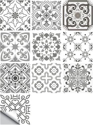 Miniatura 17 de 10 pegatinas decorativas autoadhesivas para azulejos, impermeables, para dormitorio, baño, escalera, decoración del hogar