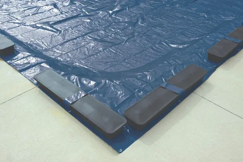 Miniatura 2 de Bloques de agua para cubiertas de invierno de piscina en el suelo Alternativa más duradera a las bolsas de agua antiguas Bloques de agua