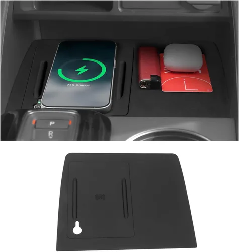 Miniatura 10 de Organizador de Monedas para Consola Central Compatible con Toyota 2016-2020 2021 2022 2023 Tacoma, Accesorios ABS, Portavasos, Caja de Almacenamiento