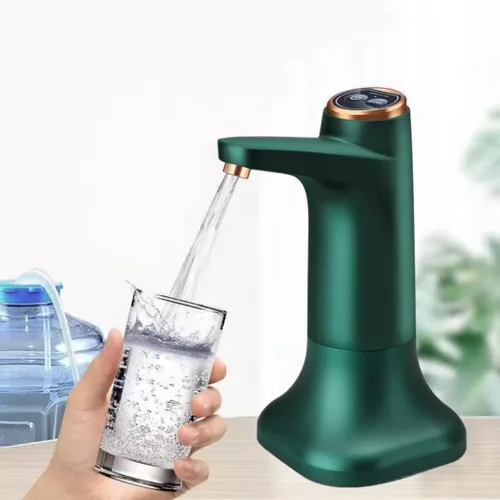 Miniatura 8 de Bomba inteligente de botella de agua de 4 modos - Flujo rápido de 3 l/min, recargable por USB de 1200 mAh, volumen preestablecido y control