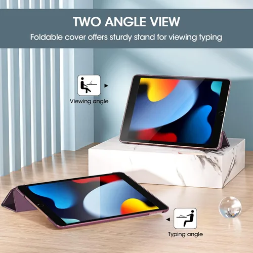 Miniatura 5 de ProCase Funda para iPad de 9ª/8ª/7ª generación de 10.2 pulgadas (versión 2021/2020/2019), funda 10.2 iPad de 9ª/8ª/7ª generación, funda inteligente