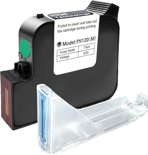 Miniatura 24 de Phezer Cartucho de tinta solvente de secado rápido original de repuesto PS100 impresora de inyección de tinta portátil y mini impresora de inyección