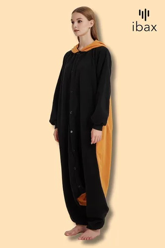 Miniatura 5 de IBAX Pijama de forro polar para adultos. Disfraz de mameluco para adultos. Mameluco de animal para adultos. Mameluco de Halloween para adultos.