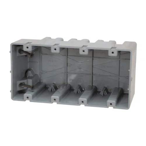 Miniatura 21 de Southwire MSBMMT1G Caja de dispositivo de montaje múltiple de 1 banda con profundidad ajustable; resistente 42 libras