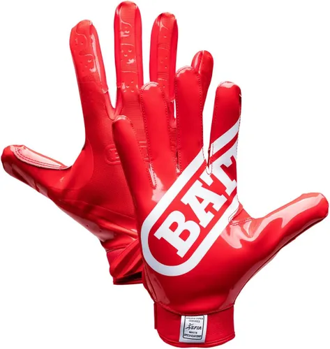 Miniatura 12 de Battle Guantes de fútbol con receptor ancho de doble amenaza, agarre ultra adherente, ajuste de compresión
