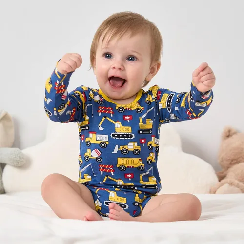 Miniatura 8 de pureborn Mameluco de algodón súper suave para bebés niños y niñas de 0 a 24 meses