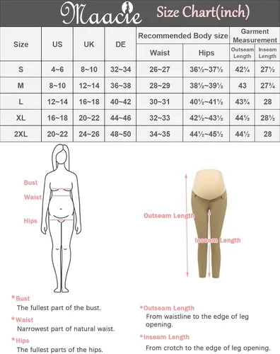Miniatura 6 de Maacie Pantalones de trabajo de maternidad, pantalones de vestir casuales de negocios con bolsillos de alta elasticidad