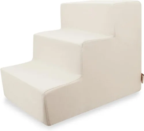 Miniatura 17 de Best Pet Supplies - Escalera de espuma portátil, perros pequeños, gatos, equilibrada, segura, antideslizante, interior, sin montaje, apoyo sillón