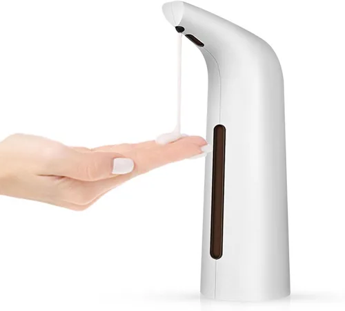 Miniatura 10 de Dispensador de jabón automático sin contacto para baño y cocina, dispensador de jabón líquido de manos, IPX6 resistente al agua, 14 onzas líquidas