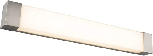 Miniatura 7 de Darcy - Lámpara LED de pared o tocador de baño de 24 pulgadas, 3000 K, en níquel cepillado