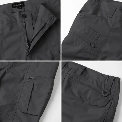 Miniatura 7 de CARWORNIC Pantalones tácticos ligeros para hombre, pantalones cargo militares, resistentes al agua, para senderismo, trabajo