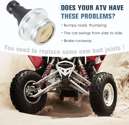 Miniatura 6 de Youxmoto Rótulas superior/inferior para Arctic Cat Prowler/Wildcat/Alterra 1000 250 300 350 400 425 450I 500 650 700