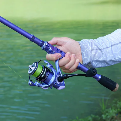 Miniatura 7 de Sougayilang Fishing Rod and Reel Combos Carbon Fiber Telescopic Fishing Pole with Smooth Reel Combo Saltwater Freshwater Kit