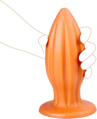 Miniatura 5 de Tapón anal de silicona líquida Ultral Soft Big Butt Plug dilatador de ano Masaje de próstata para experiencia avanzada Hombres Mujeres (S)