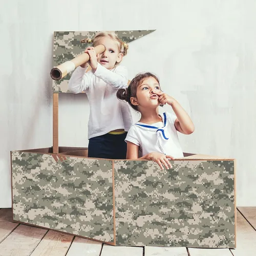 Miniatura 6 de Outus 9 plantillas con estampado de camuflaje, plantillas de pintura de camuflaje, plantillas de patrón de hierba reutilizables, camuflaje verde