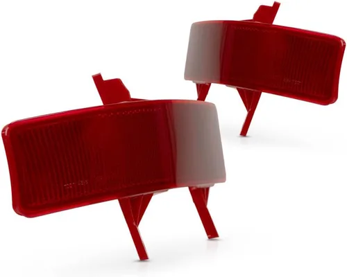 Miniatura 4 de Reflector de parachoques para Honda CR-V 2020 2021 2022 lado del conductor y del pasajero Par Trasero Lente roja Plástico Híbrido
