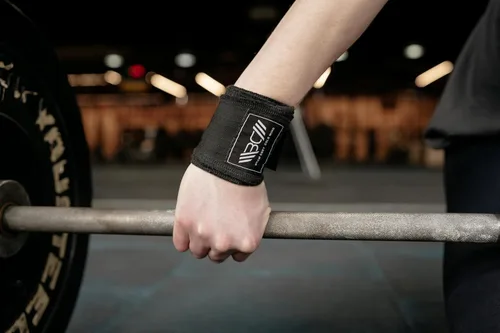 Miniatura 7 de WARM BODY COLD MIND - Premium Cotton Weight Lifting Wrist Wraps for Cross Training, Powerlifting, Deadlift, Weightlifting, Gym, Wrist Straps