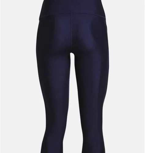 Miniatura 4 de Under Armour - Leggings capri con bolsillos para mujer, de tela HeatGear, de tiro alto y con pretina antideslizante