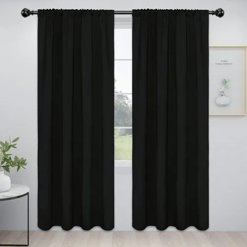Miniatura 27 de Easy-Going - Cortinas opacas con bolsillo para varilla para el dormitorio, cortinas para ventanas que oscurecen la habitación o la sala de estar