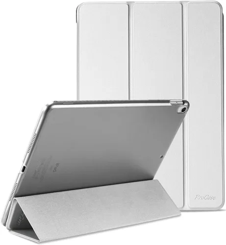 Miniatura 18 de ProCase Funda Inteligente para iPad Air de 10,5" 3ª Generación 2019 / iPad Pro 2017, Funda Delgada con Soporte con Parte Trasera Translúcida Negro
