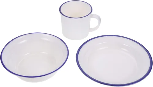Juego de platos retro de 3 piezas, vajilla creativa para el hogar para cenar y entretener, vajilla de 6.29 pulgadas para uso diario