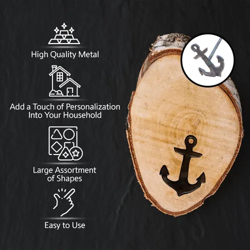 Miniatura 5 de The Leather Guy Hierro de marca de 2 pulgadas, pata de oso, para carpintería, cuero y parrilla. Método de marca fácil de usar para un toque