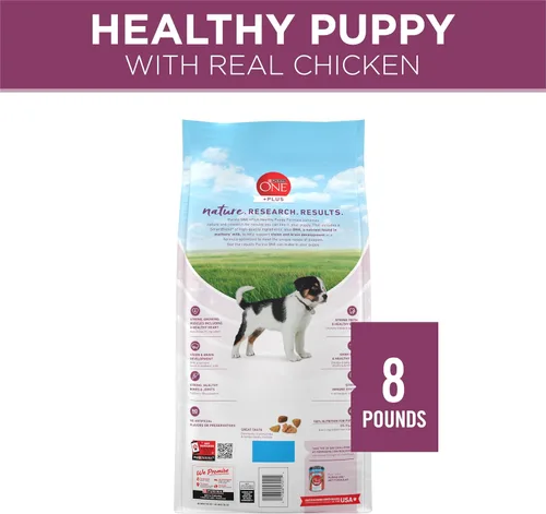 Miniatura 9 de Purina ONE Plus Healthy Puppy Formula Alimento seco natural con alto contenido de proteínas para cachorros con vitaminas, minerales y nutrientes