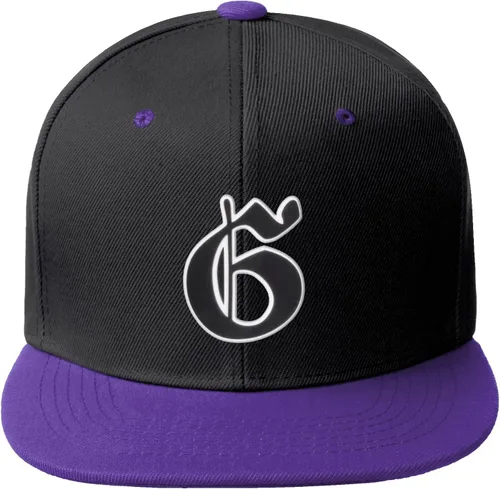 Miniatura 1105 de Daxton Gorra clásica con visera de billete plano con letras del alfabeto inglés antiguo de la A a la Z