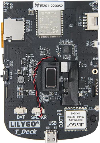 Miniatura 3 de LILYGO T-Deck ESP32-S3 LoRa BLE WiFi TTGO Módulo LoRaWAN de Largo Alcance Placa de Desarrollo (Firmware LILYGO Negro)