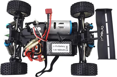 Miniatura 3 de Batería de litio de alta velocidad con cabezal en T de 7.4 V 1800 mAh con cargador 2 en 1 para WLTOYS A959-B A969-B A979-B K929-B 144001 RC batería