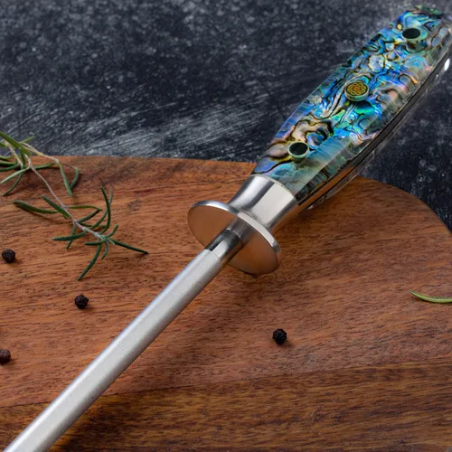 Miniatura 4 de SENKEN - Cuchillo profesional de esmeril de acero para afilar, increíblemente fuerte para afilar y afilar cuchillos de hasta 63 HRC incluyendo todos
