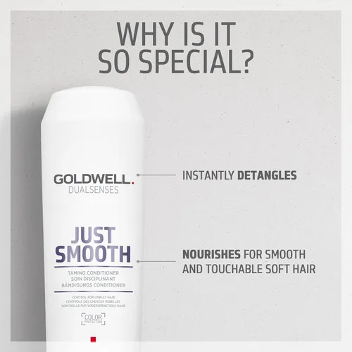 Miniatura 6 de Goldwell Dualsenses Just Smooth - Acondicionador antiencrespamiento y control de humedad
