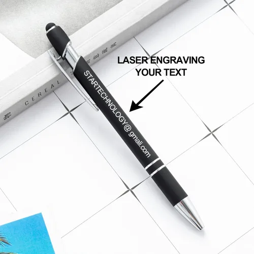 Miniatura 3 de AIFLM Bolígrafos personalizados con nombre a granel hasta 500 unidades de bolígrafos grabados gratis con tu nombre y texto para negocios