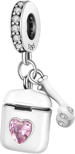 MULA - Dijes de plata de ley 925 para pulseras y collares, colgantes de letras para la familia, cuentas de viaje en avión, dijes de árbol de la