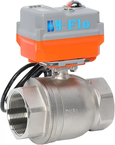 Miniatura 6 de 2 vías 1/2 "DN15 24VAC/DC 4-20mA/0-20mA Actuador proporcional de acero inoxidable Control de modulación integral Válvula de bola motorizada