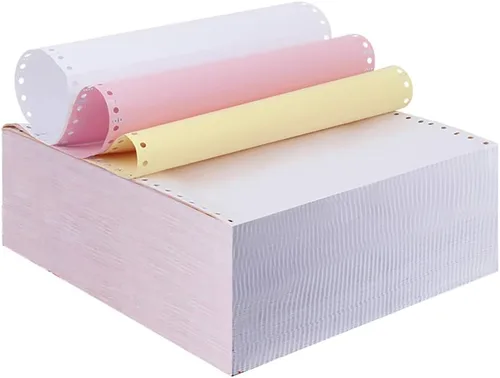 Miniatura 8 de FirstZi Papel de computadora NCR de alimentación continua de 9-1/2 x 11 pulgadas, 2 capas, 1000 unidades de papel de copia autocopiado