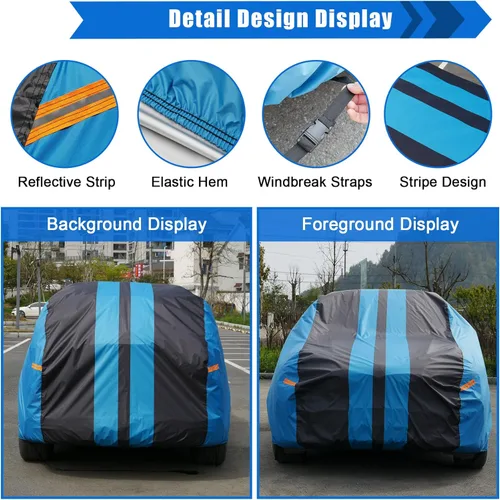 Miniatura 3 de Kaugung - Funda de automóvil impermeable de ajuste personalizado para Honda Civic (1995-2025), cubierta exterior completa para automóviles, ligera