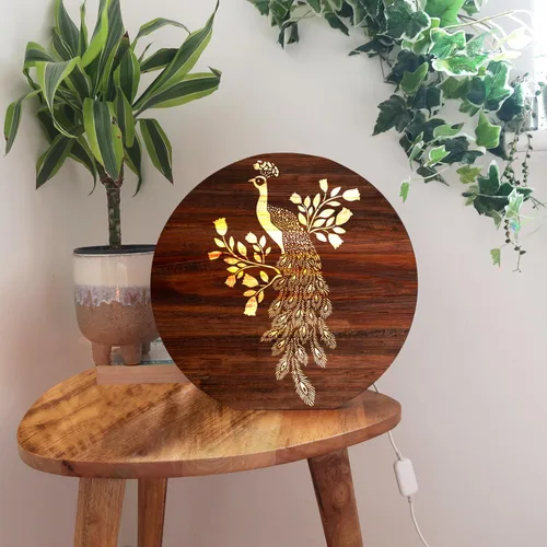 Miniatura 4 de GSS Designs - Plantillas reutilizables de árbol de pavo real para pintar sobre papel de madera, álbum de recortes, tela, pared, manualidades