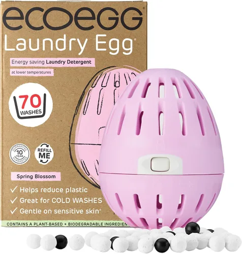 Ecoegg Detergente para ropa sucia, 70 cargas, flor de primavera, piel sensible