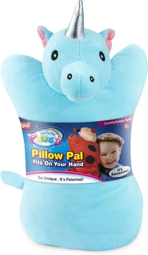 Miniatura 11 de Cloudz Almohada de cuello de viaje en avión súper suave y suave para niños, mantiene a los niños cómodos y apoyados con un amigo mientras viajan