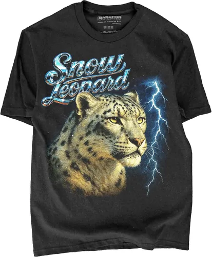 Miniatura 9 de Camiseta de Heavy Metal de los 80s con Animal en Negro - 100% Algodón - para Hombre y Mujer