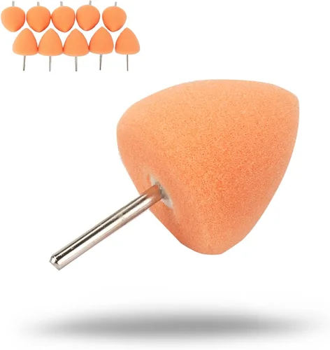 Miniatura 10 de Maxshine 10 Piezas MN01 Pulidora Pequeña y Accesorios - Almohadillas de Pulido Verdes de 15mm (0,59”), Ideales para Pulido y Pulido de Áreas