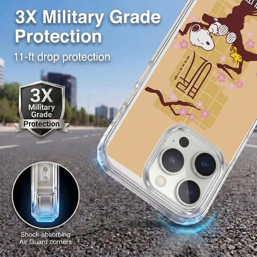 Miniatura 516 de Carcasa de gel para iPhone 7 Plus/iPhone 8 Plus, diseño de Snoopy Oriental de Peanuts, Badges