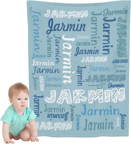 Miniatura 25 de Manta personalizada para niño, manta suave para regalo de cumpleaños de bebé Color: 14