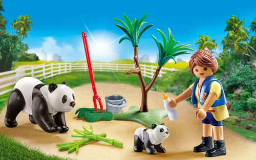 Miniatura 4 de Playmobil Estuche de transporte Panda Caretaker